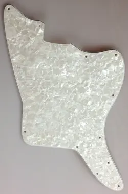 FOR US FENDER JAZZMASTER GUITAR PICKGUARD BLANK SCRATCH PLATE, WHITE PEARL
