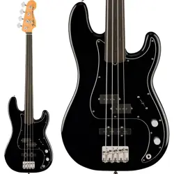 FENDER USA TONY FRANKLIN FRETLESS PRECISION BASS (BLACK/EBONY) ELECTRIC GUITAR