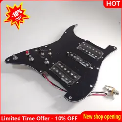 FOR FENDER LEFT HAND PREWIRED LOADED PICKGUARD COIL SPLITTING HUMBUCKER PICKUPS