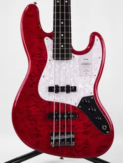 FENDER 2024 COLLECTION  JAPAN HYBRID II JAZZ BASS QUILT (RED BERYL)