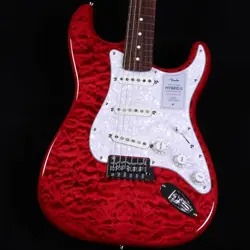 FENDER HYBRID 2STRATOCASTER QUILT RED BERYL 2024