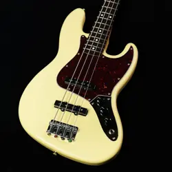 FENDER MADE IN JAPAN JUNIOR COLLECTION JAZZ BASSSATIN VINTAGE WHITE BASS GUITAR
