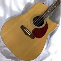 FENDER LA BREA 90S ACOUSTIC GUITAR FLAT TOP SPRUCE MAHOGANY SOFT CASE USED