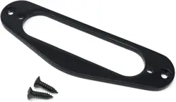 BLACK METAL SINGLE COIL PICKUP MOUNTING RING FOR FENDER STRATOCASTER STRAT GUITA