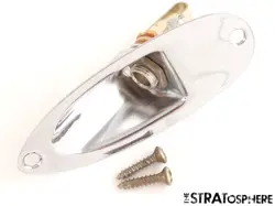 FENDER USA CUSTOM SHOP '57 RELIC STRAT OUTPUT JACK CHROME VINTAGE GUITAR