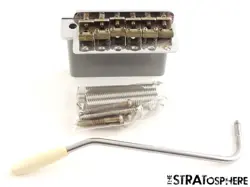 FENDER USA CUSTOM SHOP '57 RELIC STRAT TREMOLO & ARM VINTAGE STEEL BLOCK