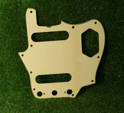 AGED PICKGUARD FOR FENDER JAGUAR - CREAM IVORY APG106