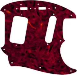 WD CUSTOM PICKGUARD FOR FENDER 1990'S JAG-STANG #05T TORTOISE SHELL SOLID (SE...