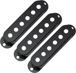 PRO PLASTIC GUITAR SINGLE COIL PICKUP COVERS FOR USA/MEXICO STRAT FENDER STRATOC
