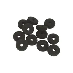 FENDER BLACK FELT WASHERS (12)