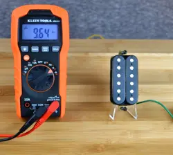 2002 FENDER SQUIER BULLET STRATOCASTER ORIGINAL BRIDGE HUMBUCKER PICKUP TESTED