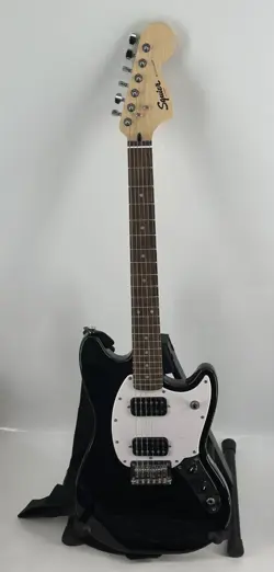 FENDER SQUIER MUSTANG ELECTRIC GUITAR - BLACK