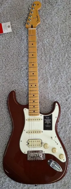 FENDER PLAYER II STRATOCASTER HSS, MAPLE FINGERBOARD, TRANSPARENT MOCHA BURST