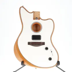 FENDER AMERICAN ACOUSTASONIC JAZZMASTER BODY ARCTIC WHITE FULLY LOADED