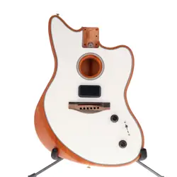 FENDER AMERICAN ACOUSTASONIC JAZZMASTER ARCTIC WHITE FINISH FULLY LOADED