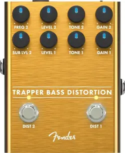 FENDER TRAPPER BASS DISTORTION EFFECT PEDAL - 023-4564-000