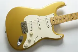 FENDER CUSTOM SHOP 1954 STRATOCASTER USED ASH BODY AZTEC GOLD W/HARD CASE