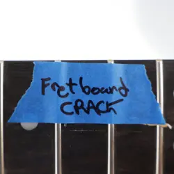 CRACKED FRETBOARD