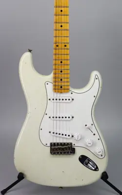 USED 2020 FENDER CUSTOM SHOP '69 STRAT JOURNEYMAN OLYMPIC WHITE