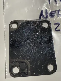 1965 FENDER NECK PLATE AND SCREWS 
