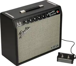 FENDER TONE MASTER PRINCETON REVERB 1X10 COMBO AMPLIFIER W/ COVER AND FOOTSWITCH