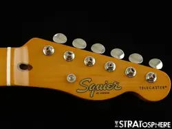 FENDER SQUIER CLASSIC VIBE 50S TELECASTER NECK + TUNERS, TELE TINTED MAPLE