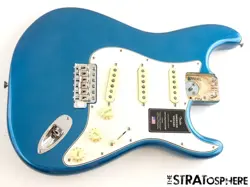 FENDER AV II AMERICAN VINTAGE 1973 STRAT LOADED BODY, 73 ASH LAKE PLACID BLUE