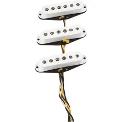 FENDER CUSTOM SHOP FAT '60S STRATOCASTER SINGLE COIL PICKUP SET, WHITE