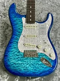 FENDER 2024COLLECTION MADE IN JAPAN HYBRID II ST QMT ROSEWOOD -AQUAMARINE- #JD24