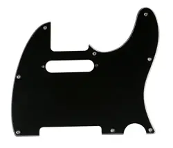 FOR FENDER TELE 1962 STRATOCASTER PICKUP STYLE GUITAR PICKGUARD 3 PLY BLACK