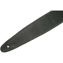FENDER ARTISAN LEATHER GUITAR STRAP BLACK