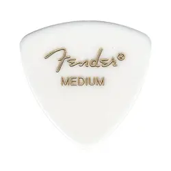 FENDER 346 WHITE GUITAR PICKS HEAVY 1 DOZEN