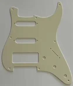 FOR FIT FENDER 8 HOLE STRATOCASTER S S P90 PICKUPS GUITAR PICKGUARD PARCHMENT
