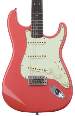 FENDER CUSTOM SHOP '64 STRATOCASTER JOURNEYMAN RELIC - FADED AGED FIESTA RED