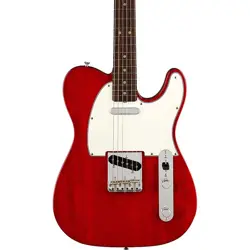FENDER AMERICAN VINTAGE II 1963 TELECASTER ELECTRIC GUITAR TRANSPARENT CRIMSON
