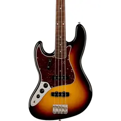 FENDER AMERICAN VINTAGE II 1966 JAZZ BASS LEFT-HANDED 3-COLOR SUNBURST