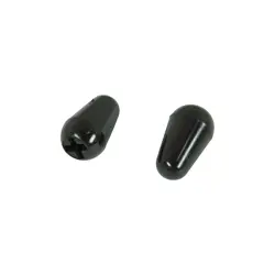 FENDER ORIGINAL STRATOCASTER BLACK SWITCH TIPS (2)
