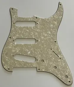 FOR FIT US FENDER 57' 8 SCREW STRATOCASTER GUITAR PICKGUARD IVORY WHITE PEARL