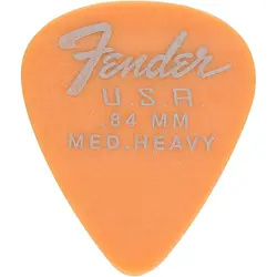 FENDER 351 DURA-TONE DELRIN PICK (12-PACK), BUTTERSCOTCH BLONDE .84 MM 12 PACK