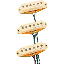 FENDER GEN 4 NOISELESS STRATOCASTER PICKUPS SET OF 3 AGED WHITE