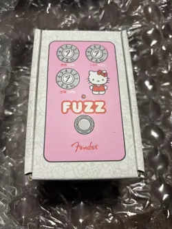 FENDER X HELLO KITTY FUZZ COLLECTION GUITAR EFFECT COMPACT PEDALS PINK NEW