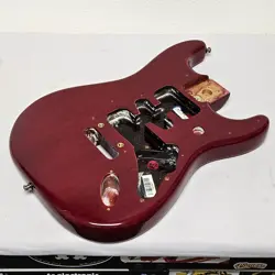 2006 FENDER AMERICAN SELECT STRATOCASTER BODY CRIMSON MAHOGANY STRAT USA GUITAR
