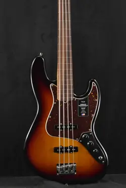 FENDER AMERICAN PROFESSIONAL II JAZZ BASS FRETLESS ROSEWOOD FINGERBOARD 3-COLOR