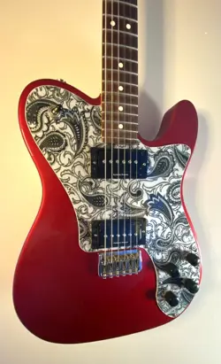 2016 USA FENDER TELECASTER DELUXE W P90HBSC P-RAILS LOCKING TUNERS ROSEWOOD