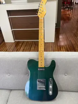 CHAMELEON TELECASTER GUITAR FENDER NOISELESS PICKUPS !