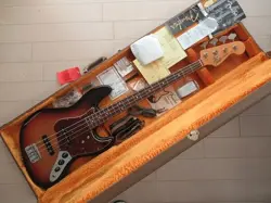 ELECTRIC BASS GUITAR FENDER USA AMERICAN VINTAGE '62 JAZZ BASS 2008 SUNBURST