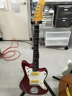 FENDER JAPAN JM60-70 CAR JAZZMASTER CANDY APPLE RED MIJ ELECTRIC GUITAR USED