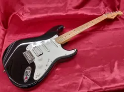 FENDER MEXICO PLAYER STRAT HSS MN BLK ELECTRIC GUITAR