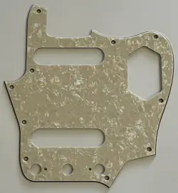 FOR FIT FENDER US CLASSIC PLAYER JAGUAR STYLE GUITAR PICKGUARD IVORY WHITE PEARL