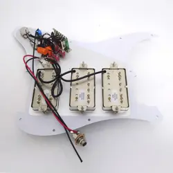 PREWIRED LOADED PICKGUARD COIL SPLITTING ALNICO 5 HUMBUCKER PICKUPS FOR FENDER